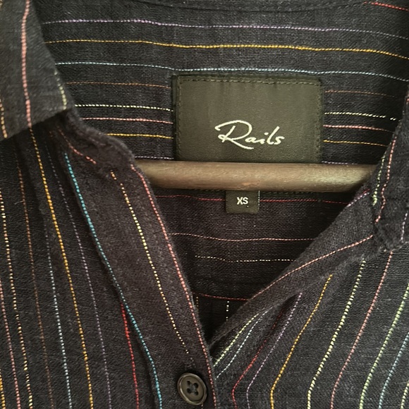 Rails Charli button down shirt tropez stripe - Picture 2 of 4